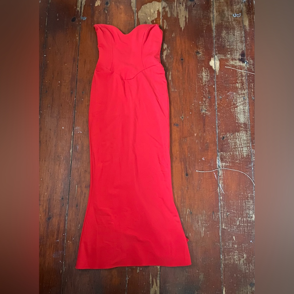 Red prom dress